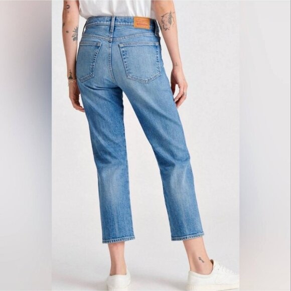 🎄NWOT Lucky Brand Candiani‎ Authentic Straight Crop Jeans Size 2/26 - Picture 4 of 13